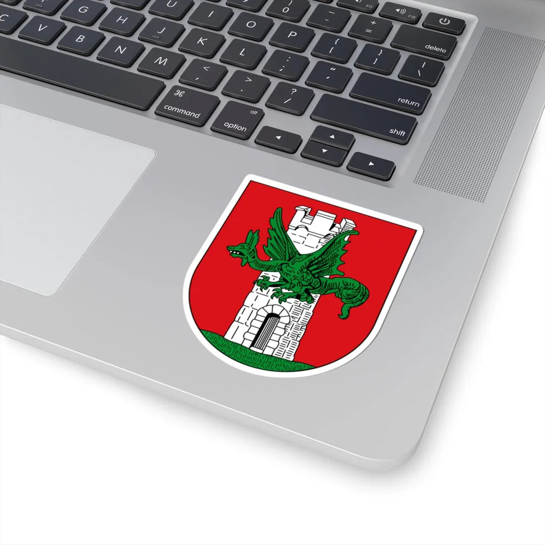 AUT Klagenfurt COA (Austria) (Coat of Arms) STICKER Vinyl Kiss-Cut Decal - The Sticker Space