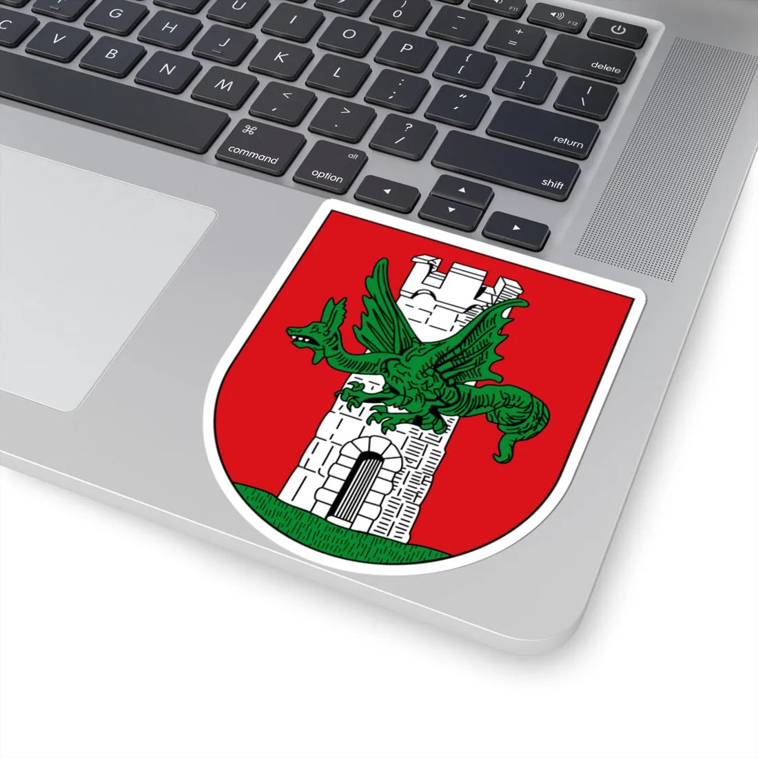 AUT Klagenfurt COA (Austria) (Coat of Arms) STICKER Vinyl Kiss-Cut Decal - The Sticker Space