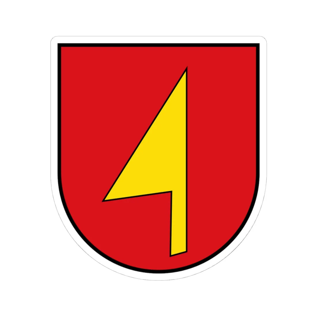 AUT Klingenbach COA (Austria) (Coat of Arms) STICKER Vinyl Kiss-Cut Decal 4 Inch White - The Sticker Space