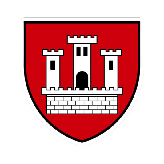 AUT Klosterneuburg COA (Austria) (Coat of Arms) STICKER Vinyl Kiss-Cut Decal 2 Inch White - The Sticker Space