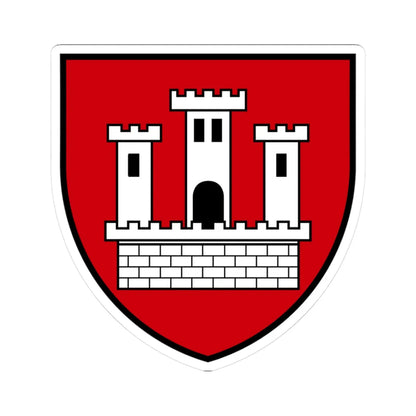 AUT Klosterneuburg COA (Austria) (Coat of Arms) STICKER Vinyl Kiss-Cut Decal 3 Inch White - The Sticker Space