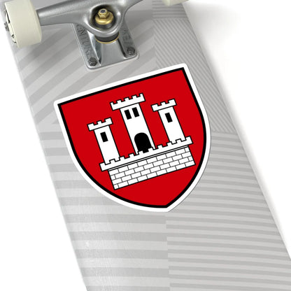 AUT Klosterneuburg COA (Austria) (Coat of Arms) STICKER Vinyl Kiss-Cut Decal - The Sticker Space
