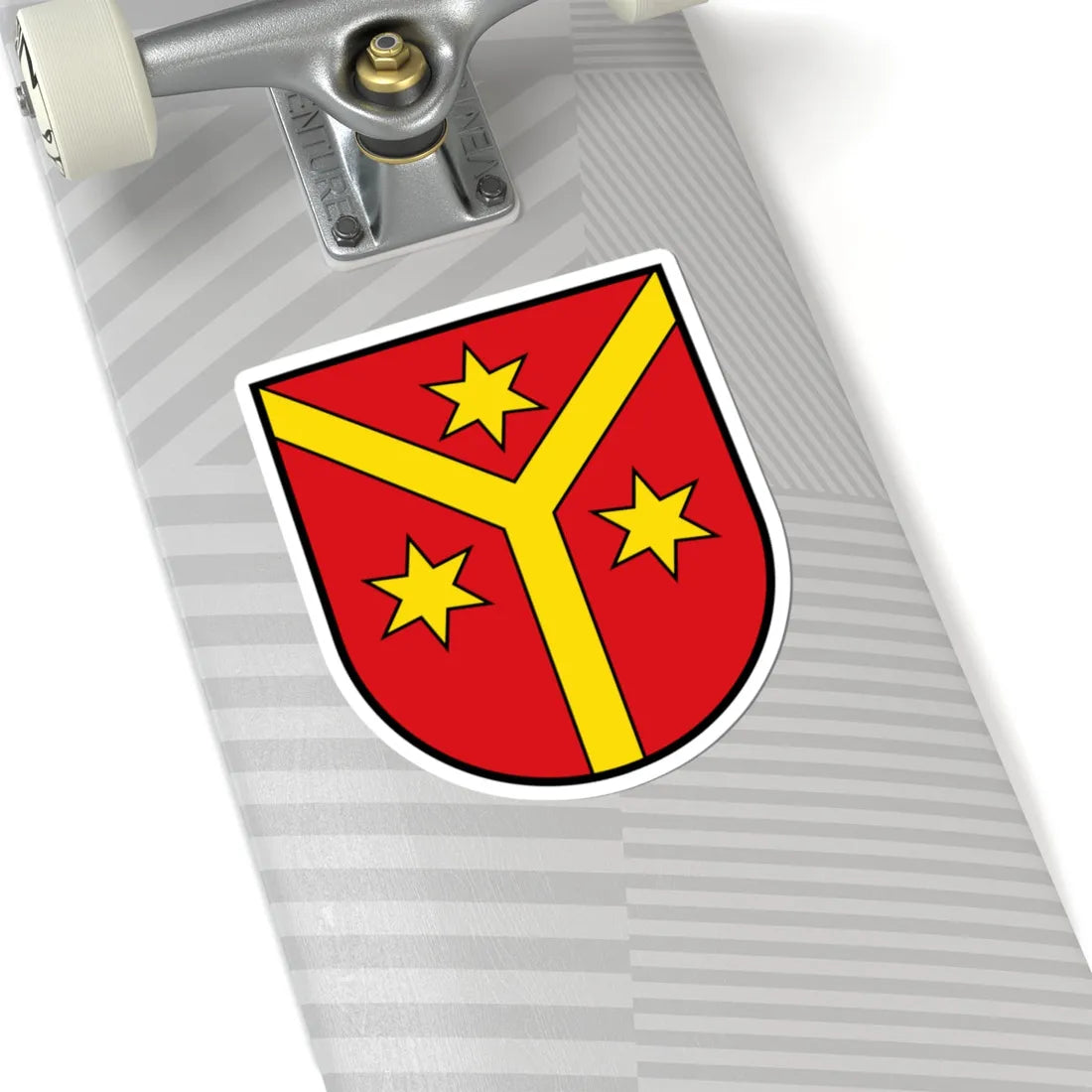 AUT Kobersdorf COA (Austria) (Coat of Arms) STICKER Vinyl Kiss-Cut Decal - The Sticker Space