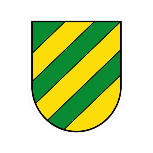 AUT Lang COA (Austria) (Coat of Arms) STICKER Vinyl Kiss-Cut Decal 2 Inch White - The Sticker Space