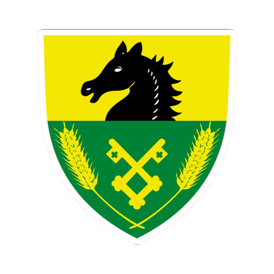 AUT Lassee COA (Austria) (Coat of Arms) STICKER Vinyl Kiss-Cut Decal 2 Inch White - The Sticker Space