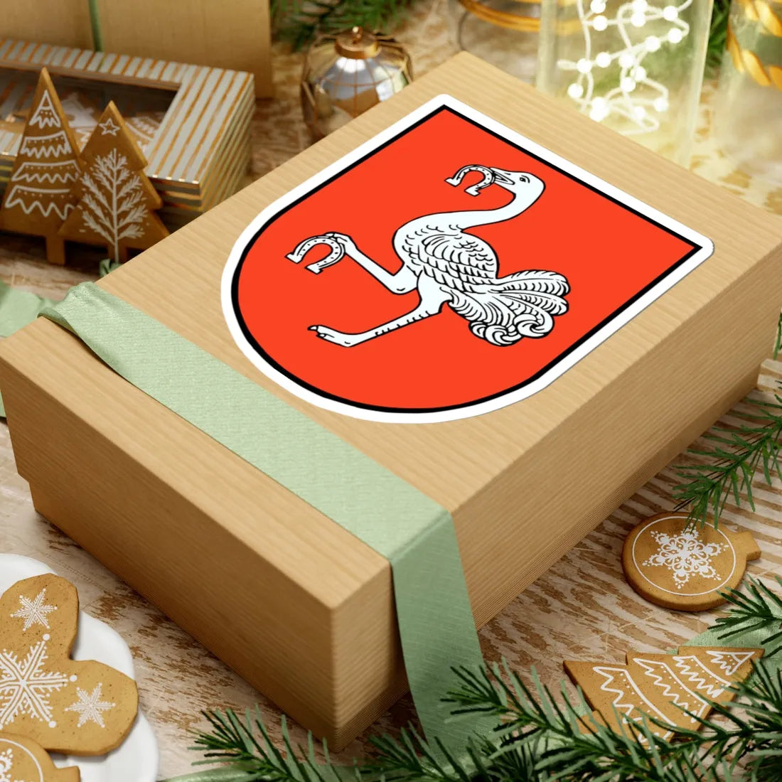 AUT Leoben Coat of arms (Austria) (Coat of Arms) STICKER Vinyl Kiss-Cut Decal - The Sticker Space