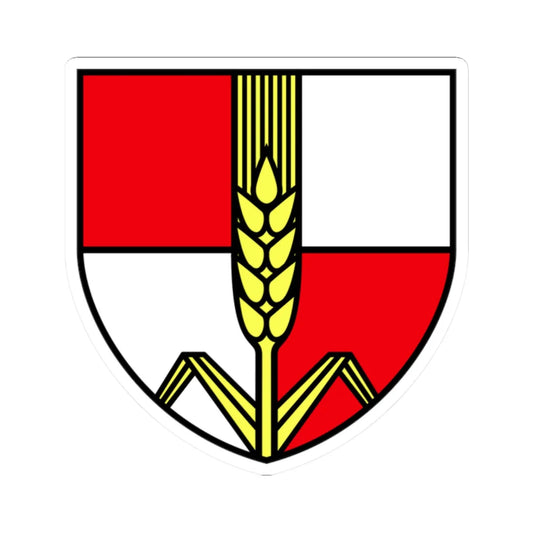 AUT Leopoldsdorf im Marchfeld COA (Austria) (Coat of Arms) STICKER Vinyl Kiss-Cut Decal 2 Inch White - The Sticker Space