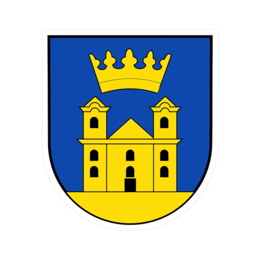 AUT Loretto COA (Austria) (Coat of Arms) STICKER Vinyl Kiss-Cut Decal 2 Inch White - The Sticker Space