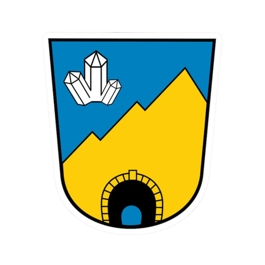 AUT Mallnitz COA (Austria) (Coat of Arms) STICKER Vinyl Kiss-Cut Decal 2 Inch White - The Sticker Space