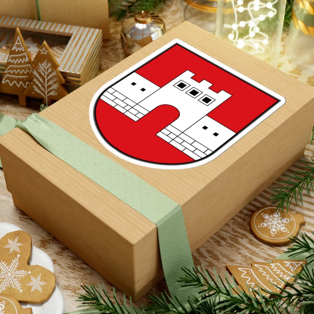 AUT Marz COA (Austria) (Coat of Arms) STICKER Vinyl Kiss-Cut Decal - The Sticker Space