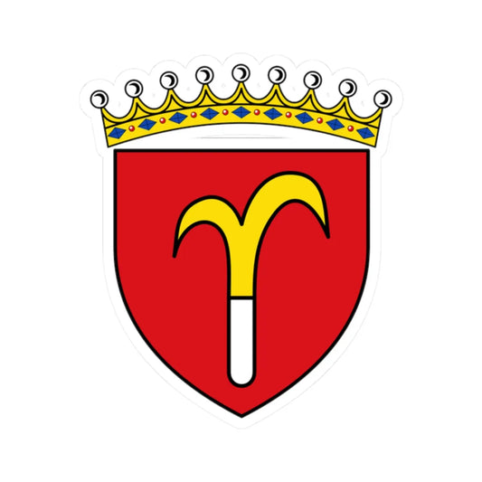 AUT Mattersburg COA (Austria) (Coat of Arms) STICKER Vinyl Kiss-Cut Decal 2 Inch White - The Sticker Space