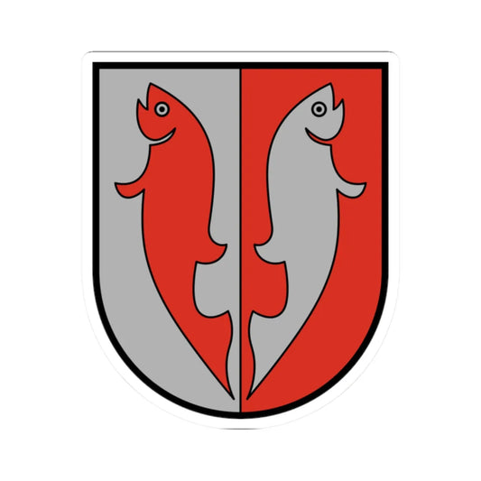 AUT Nauders COA (Austria) (Coat of Arms) STICKER Vinyl Kiss-Cut Decal 2 Inch White - The Sticker Space