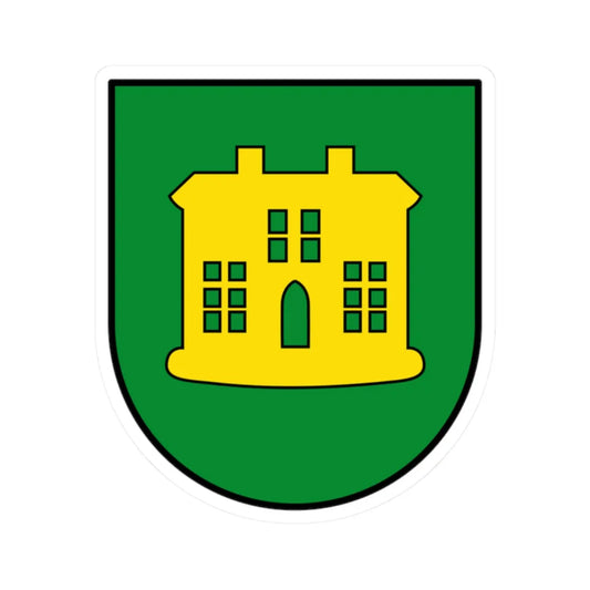 AUT Neuhaus am Klausenbach COA (Austria) (Coat of Arms) STICKER Vinyl Kiss-Cut Decal 2 Inch White - The Sticker Space