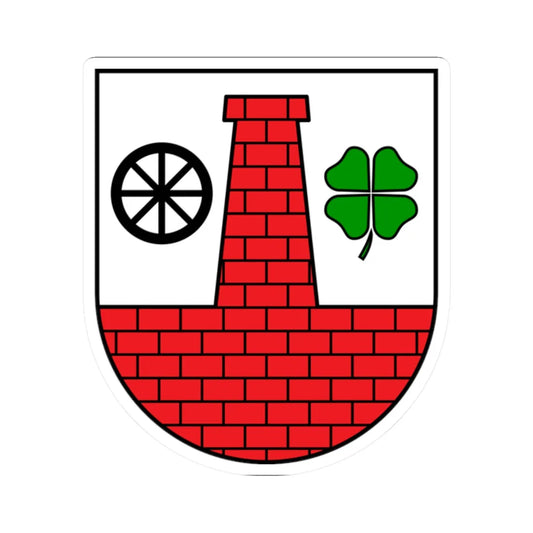 AUT Neutal COA (Austria) (Coat of Arms) STICKER Vinyl Kiss-Cut Decal 2 Inch White - The Sticker Space