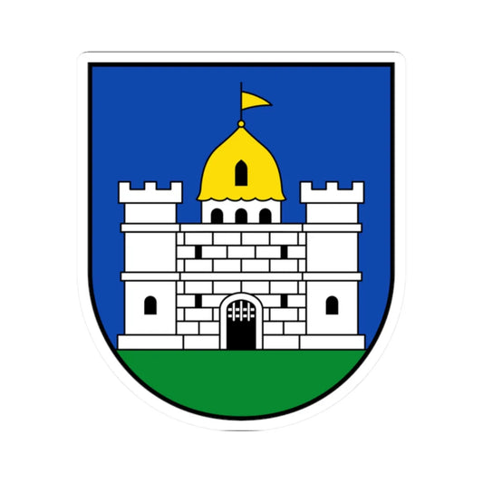 AUT Obdach COA 2016 (Austria) (Coat of Arms) STICKER Vinyl Kiss-Cut Decal 2 Inch White - The Sticker Space