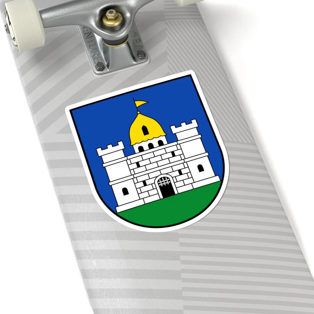 AUT Obdach COA 2016 (Austria) (Coat of Arms) STICKER Vinyl Kiss-Cut Decal - The Sticker Space