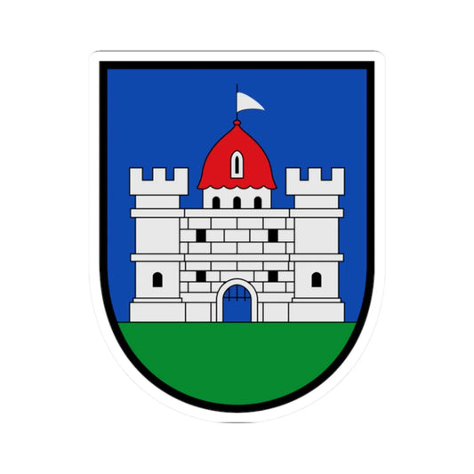 AUT Obdach COA (Austria) (Coat of Arms) STICKER Vinyl Kiss-Cut Decal 2 Inch White - The Sticker Space