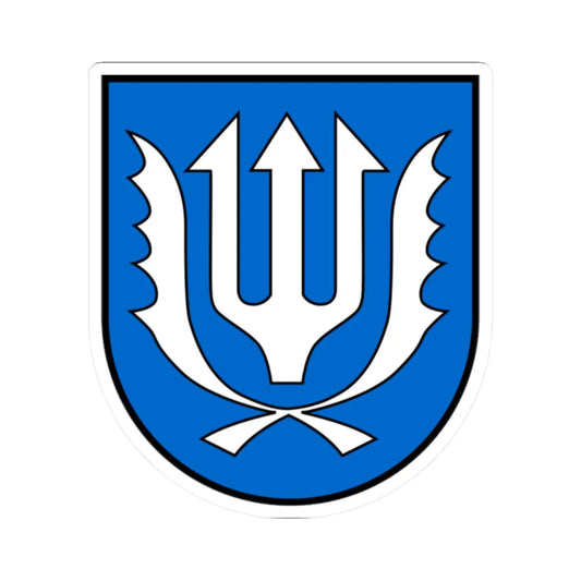 AUT Pamhagen COA (Austria) (Coat of Arms) STICKER Vinyl Kiss-Cut Decal 2 Inch White - The Sticker Space