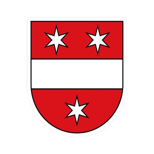 AUT Randegg COA (Austria) (Coat of Arms) STICKER Vinyl Kiss-Cut Decal 2 Inch White - The Sticker Space