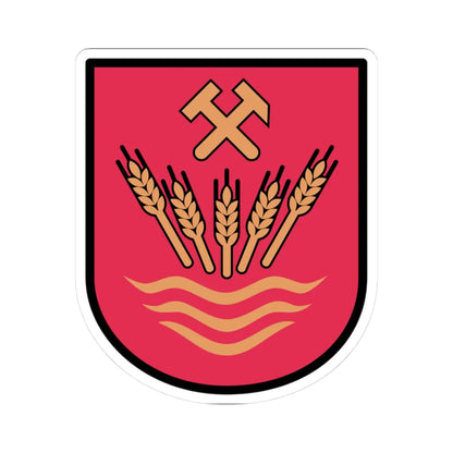 AUT Ritzing COA (Austria) (Coat of Arms) STICKER Vinyl Kiss-Cut Decal 3 Inch White - The Sticker Space