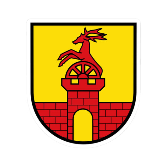 AUT Rotenturm an der Pinka COA (Austria) (Coat of Arms) STICKER Vinyl Kiss-Cut Decal 2 Inch White - The Sticker Space