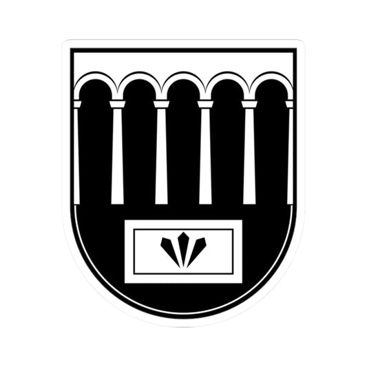 AUT Salla COA (Austria) (Coat of Arms) STICKER Vinyl Kiss-Cut Decal 2 Inch White - The Sticker Space