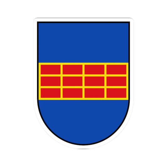 AUT Sankt Lorenzen Mürztal COA (Austria) (Coat of Arms) STICKER Vinyl Kiss-Cut Decal 2 Inch White - The Sticker Space