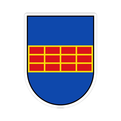 AUT Sankt Lorenzen Mürztal COA (Austria) (Coat of Arms) STICKER Vinyl Kiss-Cut Decal 4 Inch White - The Sticker Space