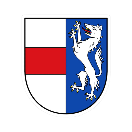 AUT Sankt Poelten COA (Austria) (Coat of Arms) STICKER Vinyl Kiss-Cut Decal 2 Inch White - The Sticker Space