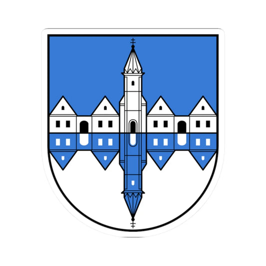 AUT Schattendorf COA (Austria) (Coat of Arms) STICKER Vinyl Kiss-Cut Decal 2 Inch White - The Sticker Space