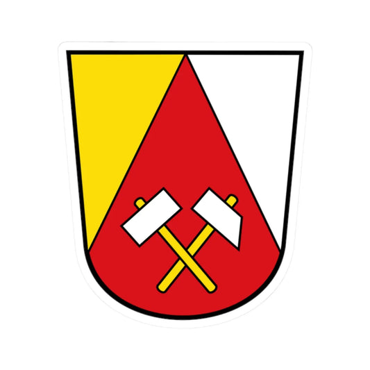 AUT Steinfeld Kärnten COA (Austria) (Coat of Arms) STICKER Vinyl Kiss-Cut Decal 2 Inch White - The Sticker Space