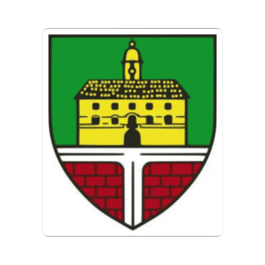 AUT Vösendorf COA (Austria) (Coat of Arms) STICKER Vinyl Kiss-Cut Decal 2 Inch White - The Sticker Space