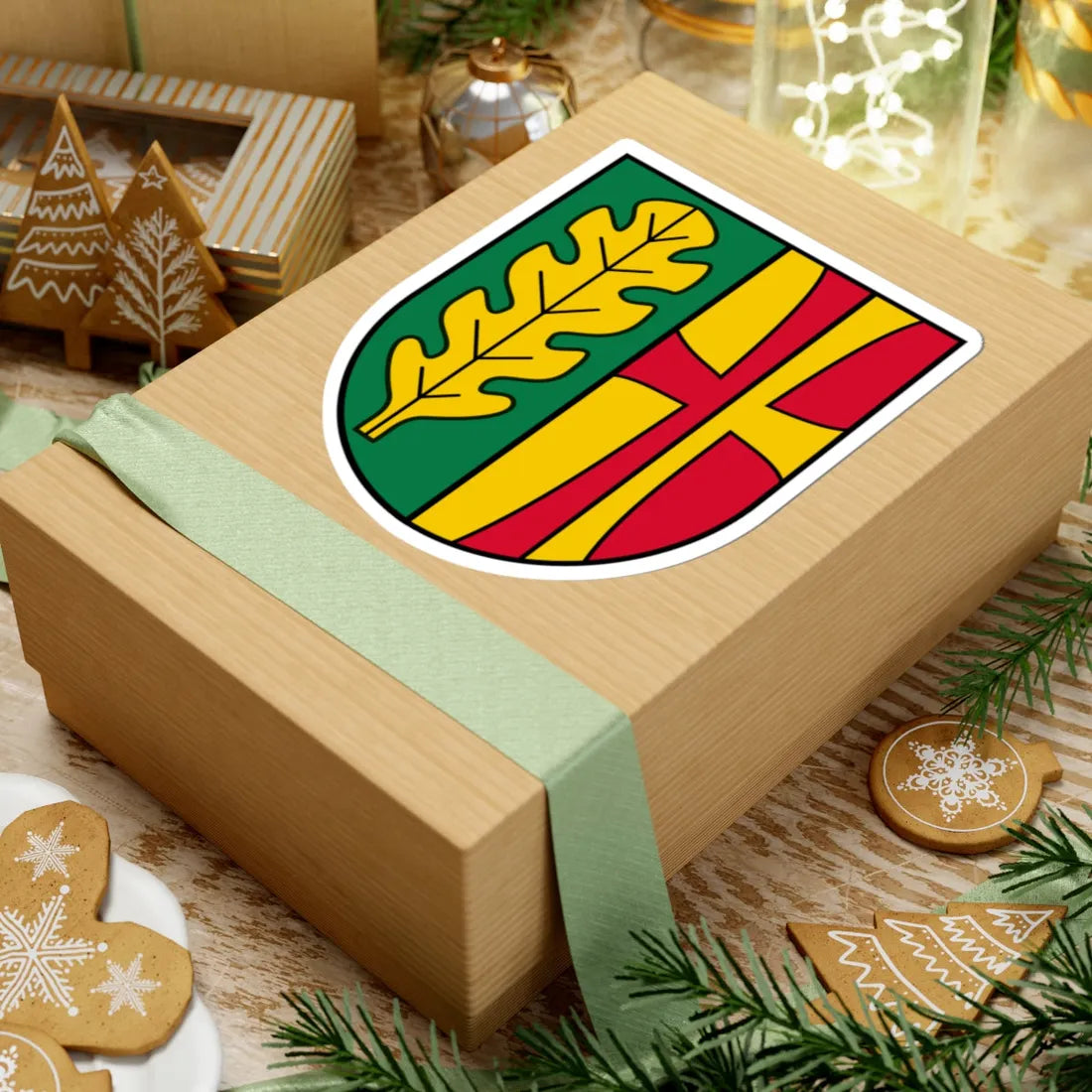 AUT Wallern an der Trattnach COA (Austria) (Coat of Arms) STICKER Vinyl Kiss-Cut Decal - The Sticker Space