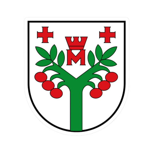 AUT Weichselbaum COA (Austria) (Coat of Arms) STICKER Vinyl Kiss-Cut Decal 2 Inch White - The Sticker Space