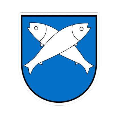 AUT Zurndorf COA (Austria) (Coat of Arms) STICKER Vinyl Kiss-Cut Decal 2 Inch White - The Sticker Space