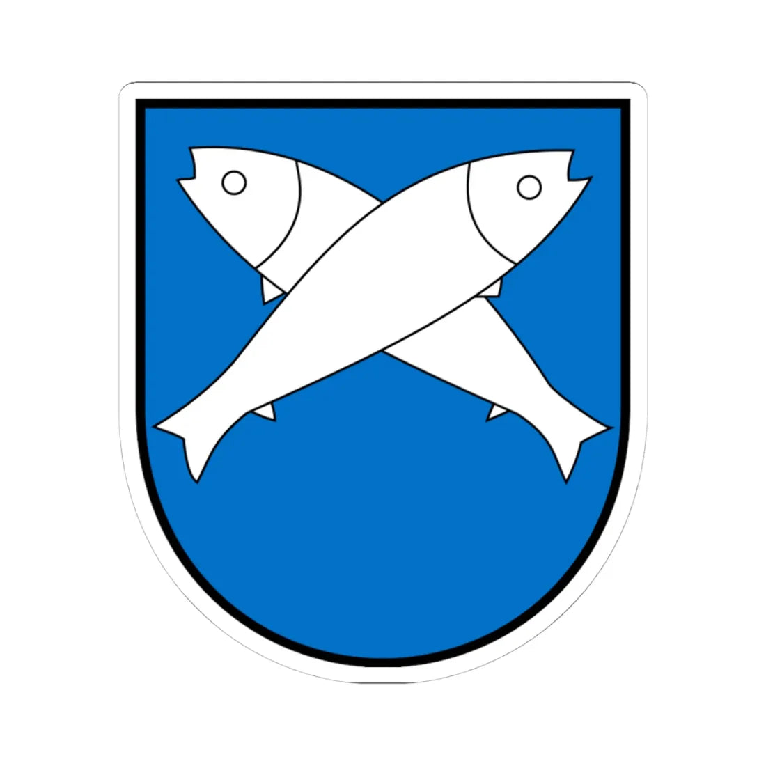 AUT Zurndorf COA (Austria) (Coat of Arms) STICKER Vinyl Kiss-Cut Decal 4 Inch White - The Sticker Space
