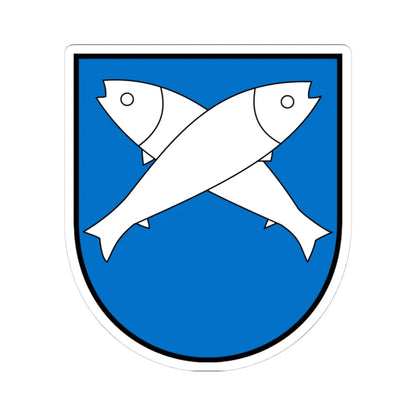 AUT Zurndorf COA (Austria) (Coat of Arms) STICKER Vinyl Kiss-Cut Decal 4 Inch White - The Sticker Space