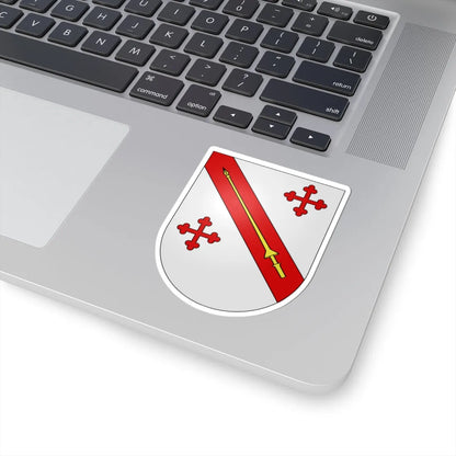 Autigny-coat of arms (Switzerland) (Coat of Arms) STICKER Vinyl Kiss-Cut Decal - The Sticker Space