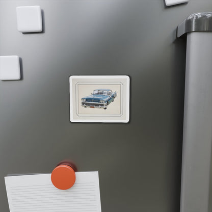 Automobile illustration 1 (Magazine Illustration) Refrigerator Magnet-The Sticker Space