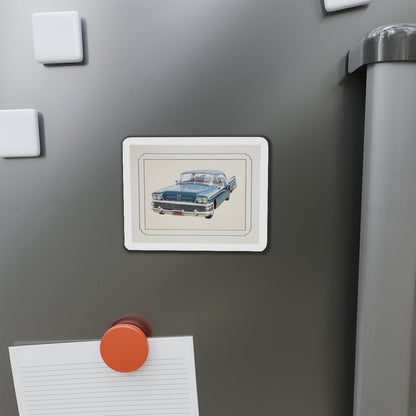 Automobile illustration 1 (Magazine Illustration) Refrigerator Magnet-The Sticker Space