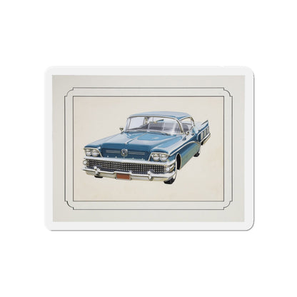 Automobile illustration 1 (Magazine Illustration) Refrigerator Magnet-5" x 5"-The Sticker Space