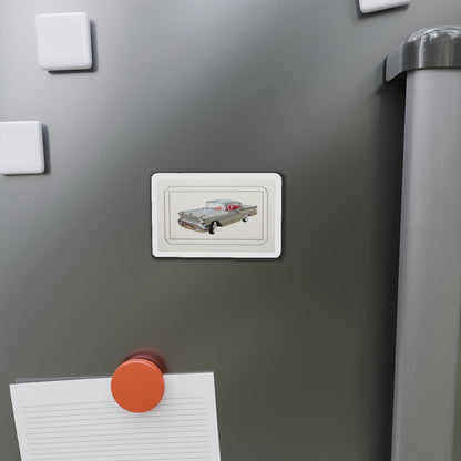 Automobile illustration 2 (Magazine Illustration) Refrigerator Magnet-The Sticker Space