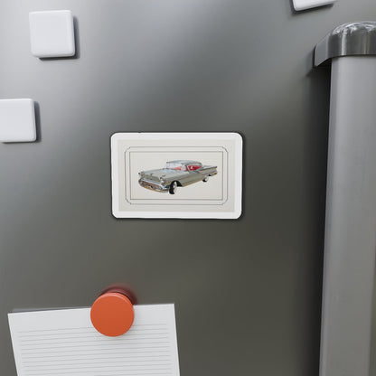 Automobile illustration 2 (Magazine Illustration) Refrigerator Magnet-The Sticker Space