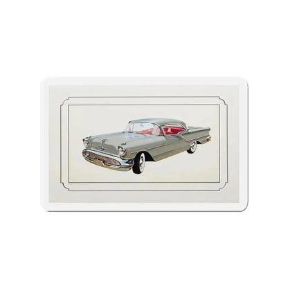 Automobile illustration 2 (Magazine Illustration) Refrigerator Magnet 4 Inch Die-Cut - The Sticker Space