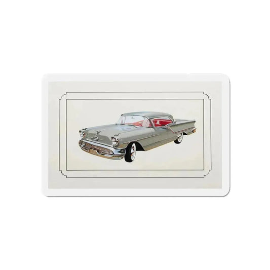 Automobile illustration 2 (Magazine Illustration) Refrigerator Magnet 6 Inch Die-Cut - The Sticker Space