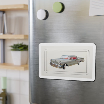 Automobile illustration 2 (Magazine Illustration) Refrigerator Magnet-The Sticker Space