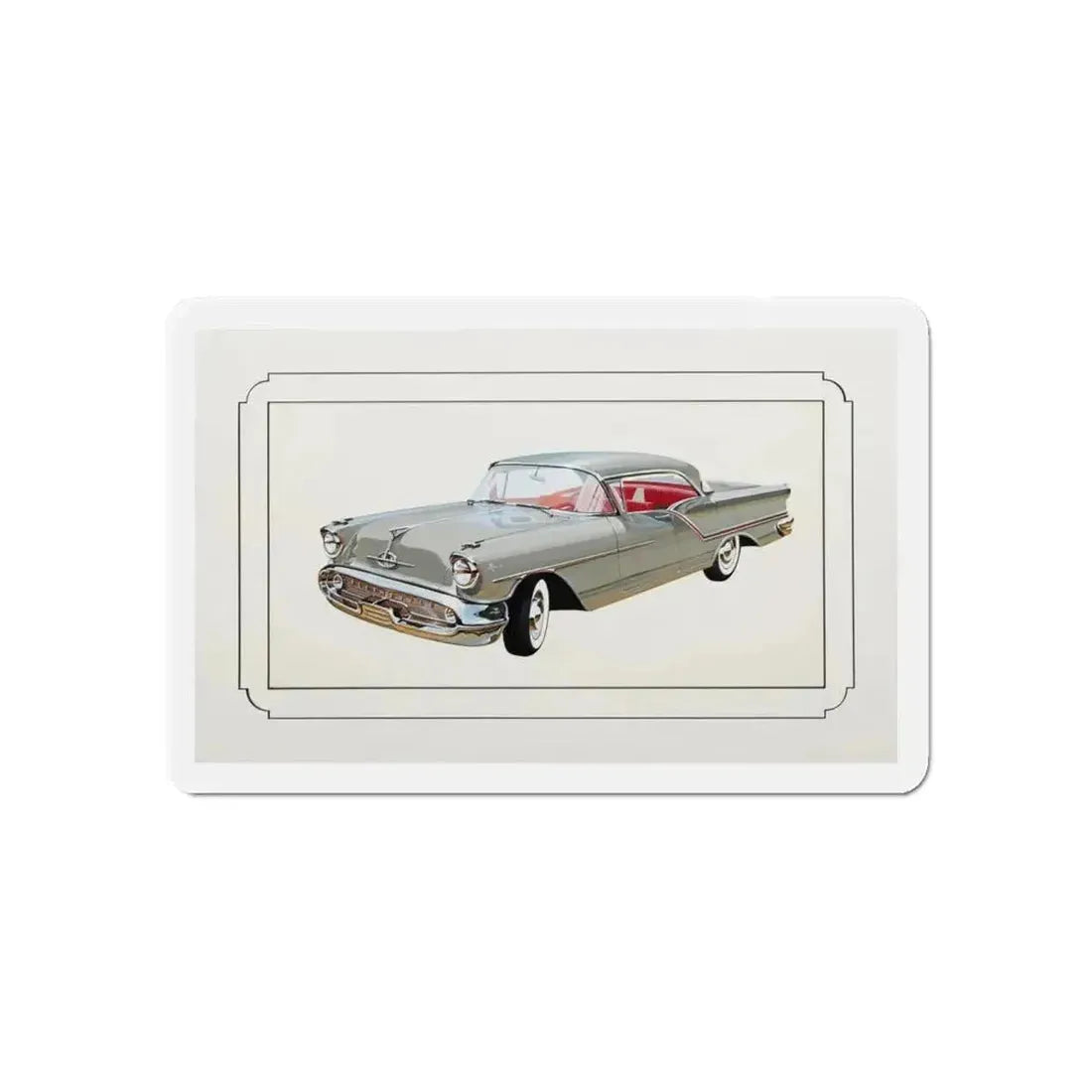 Automobile illustration 2 (Magazine Illustration) Refrigerator Magnet - The Sticker Space