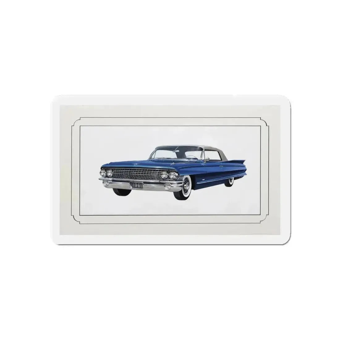 Automobile illustration 3 (Magazine Illustration) Refrigerator Magnet - The Sticker Space