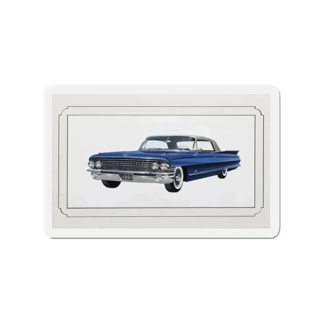 Automobile illustration 3 (Magazine Illustration) Refrigerator Magnet - The Sticker Space