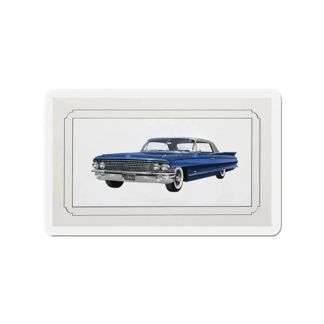 Automobile illustration 3 (Magazine Illustration) Refrigerator Magnet - The Sticker Space